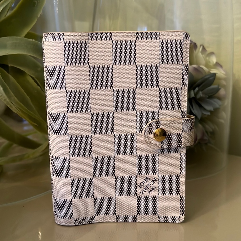 Louis Vuitton Damier Azur agenda pm